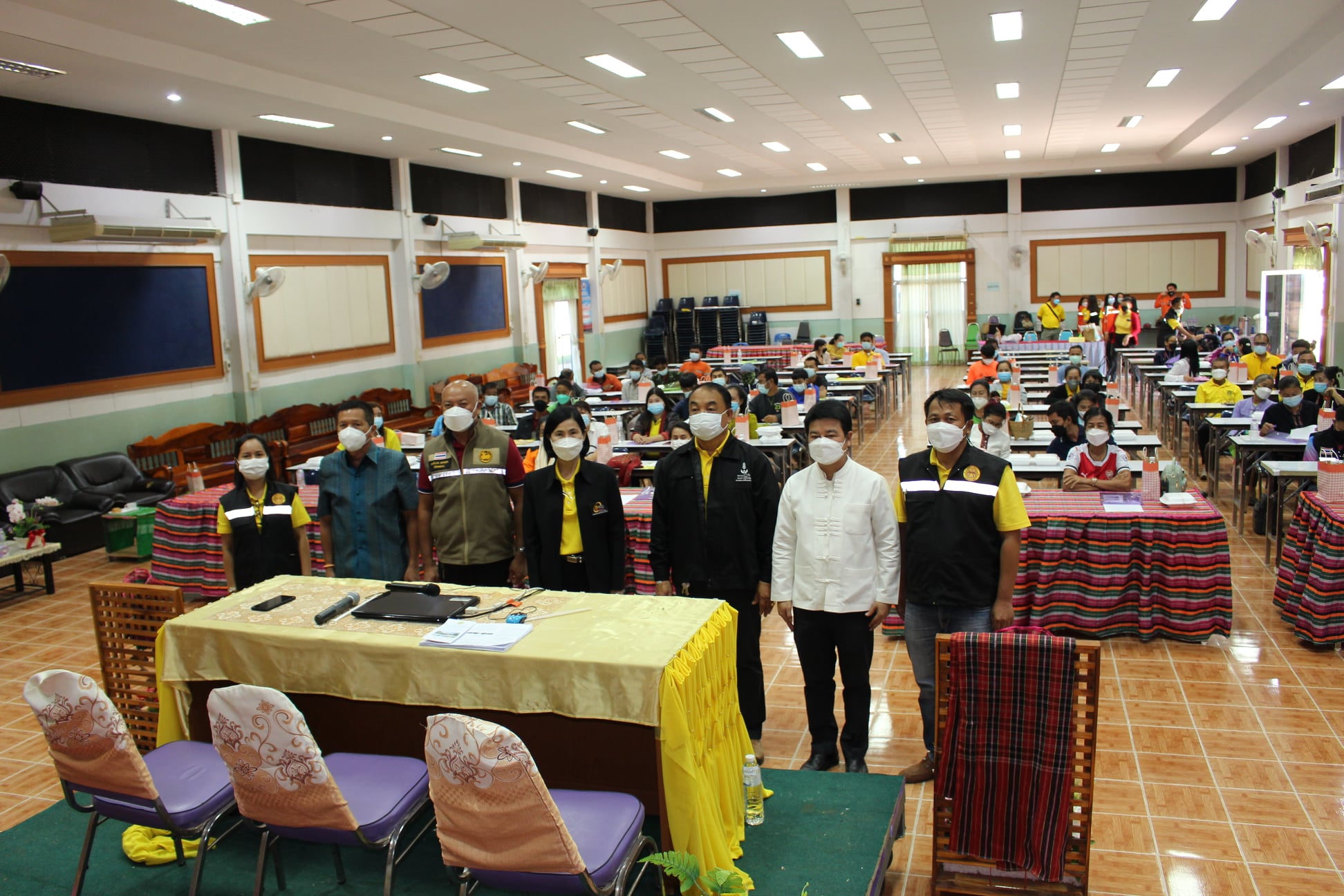 ประชุมการมีส่วนร่วมของประชาชน โครงการก่อสร้างโครงข่ายทางหลวงแผ่นดิน ทางหลวงหมายเลข 227 ตอน กาฬสินธุ์ – แยกดงแหลม ระหว่าง กม.1