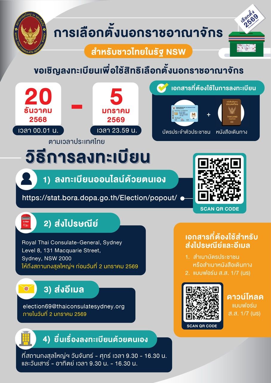 ประชาสัมพันธ์เลือกตั้ง 69